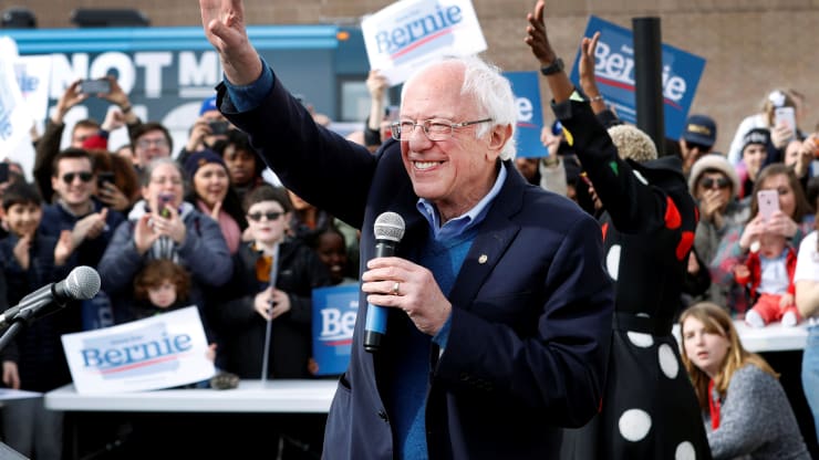 Bernie Sanders raises a staggering $25 million in January to fuel Super Tuesday push