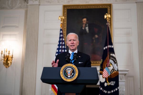 Biden agrees to limit number of people who will get checks in Covid relief plan